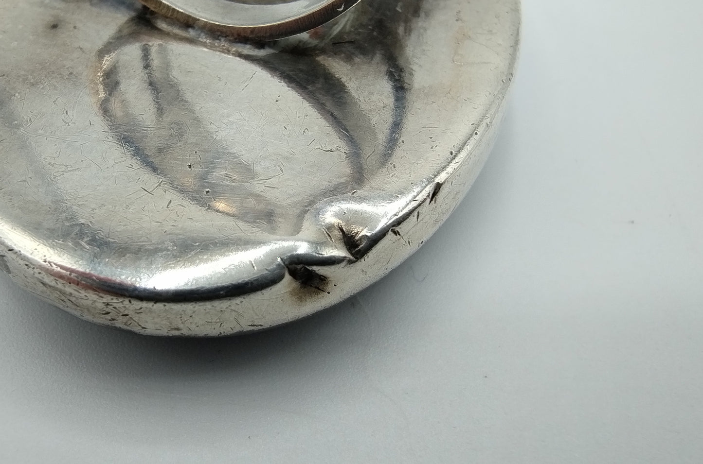 Zilveren ring met agaat, 925, 18 mm