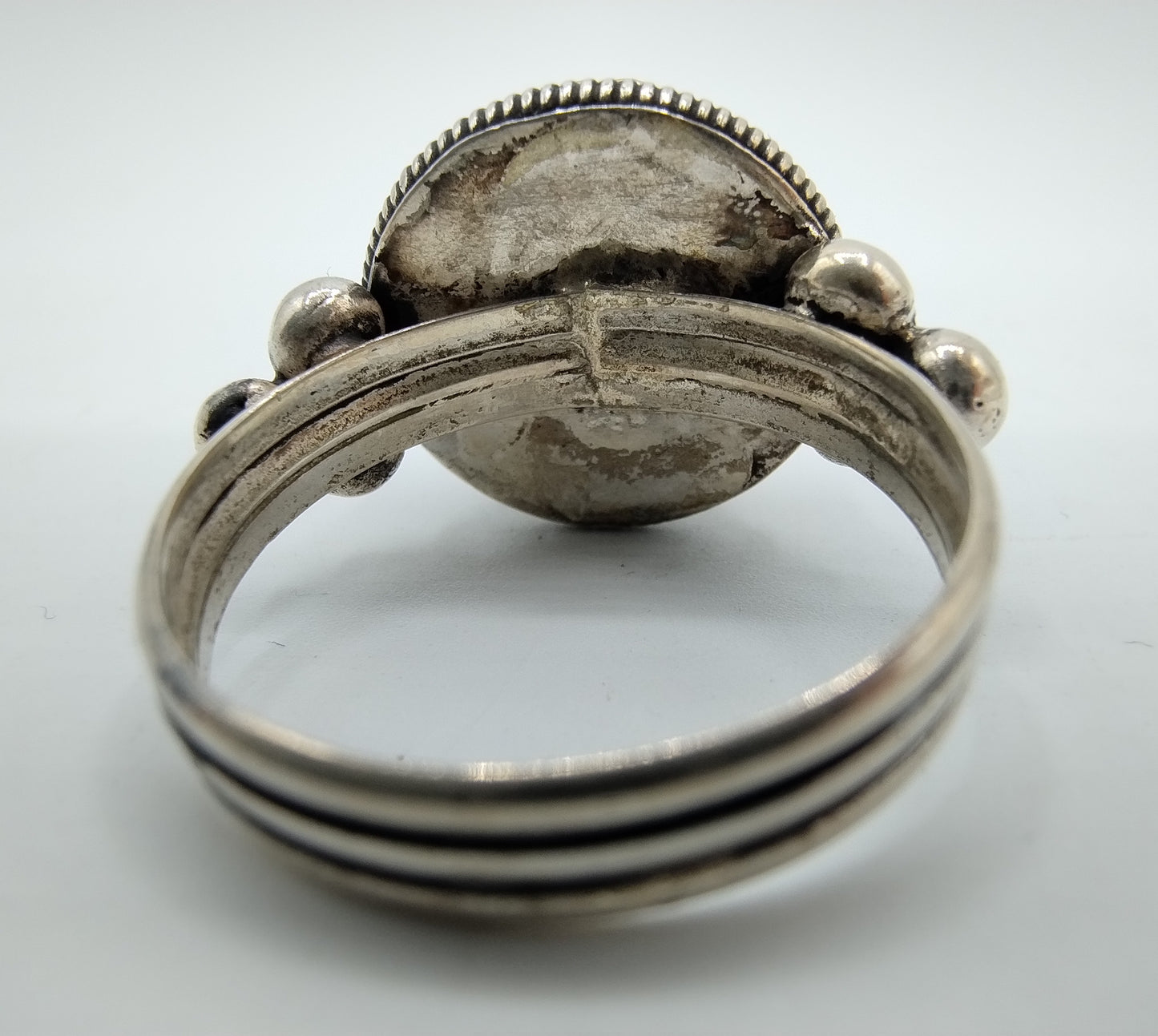 Zilveren ring met Lapis Lazuli, 925, 19,5 mm