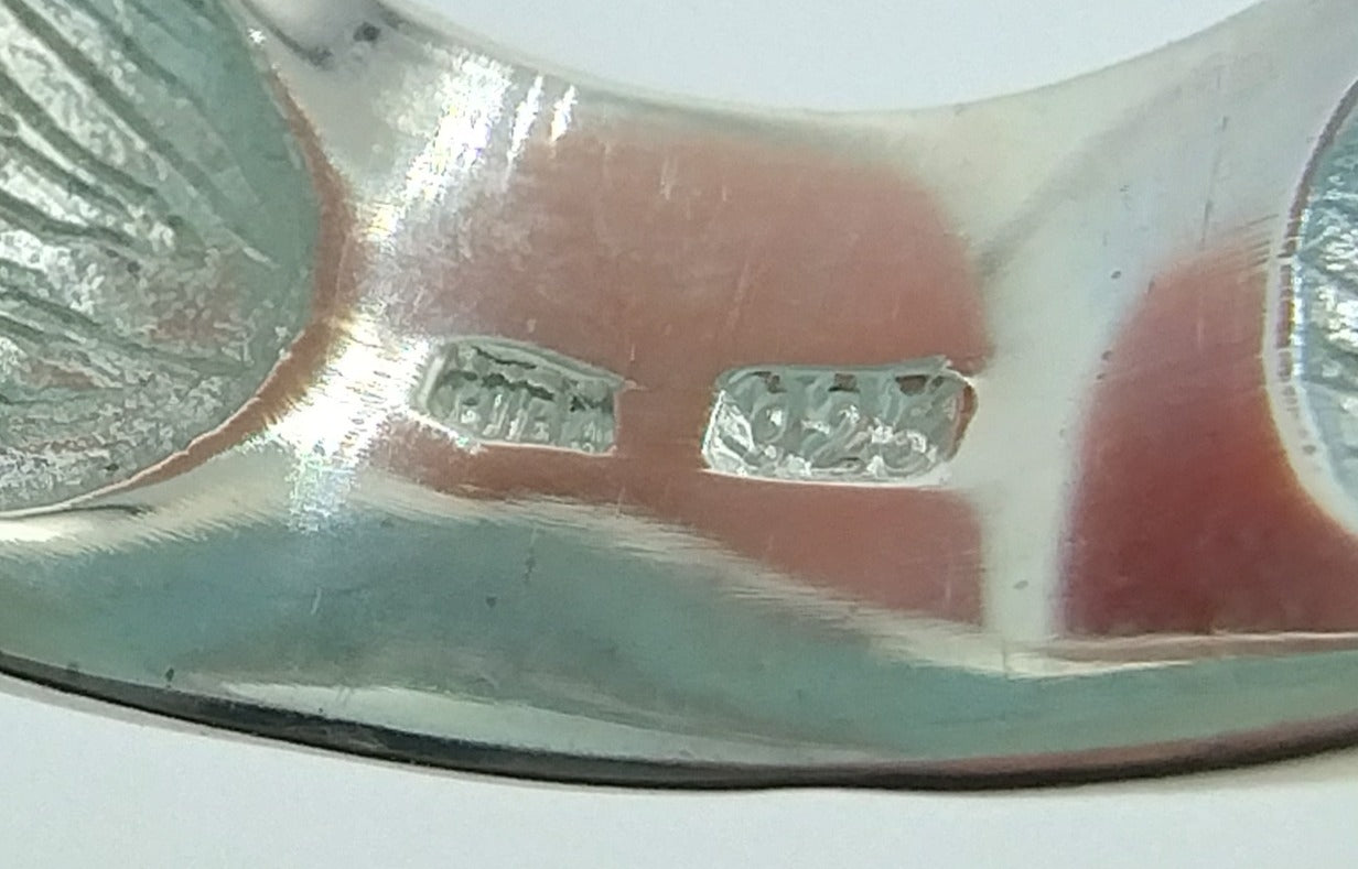 Zilveren ring met chalcedoon, 925, 16 mm
