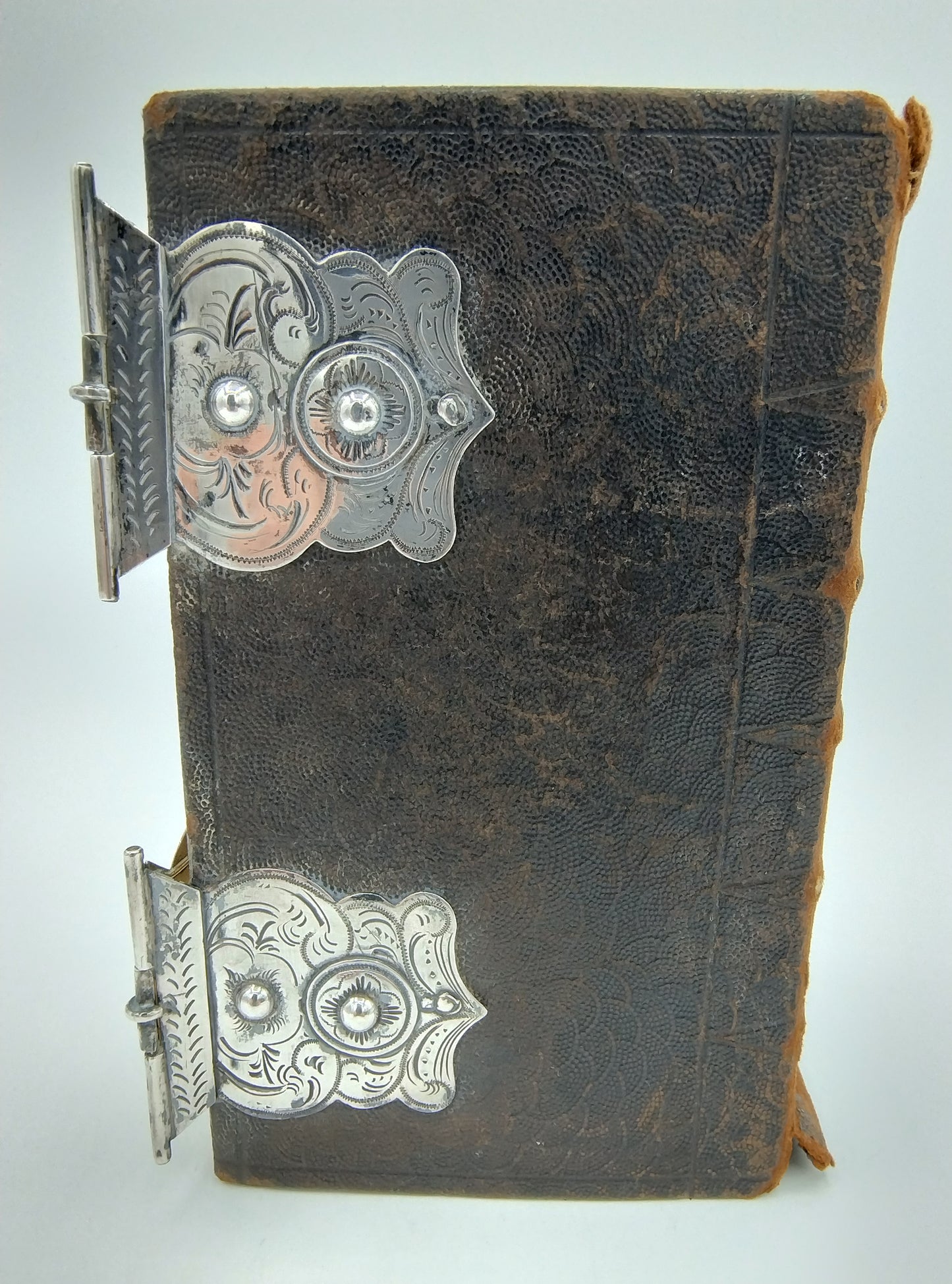 Bibel mit Silberverschlüssen, JJ Lazonder, Schoonhoven, 1868