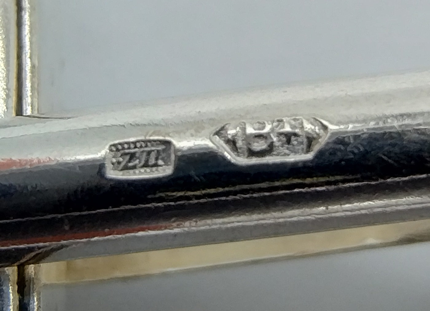 Silver cufflinks, 835