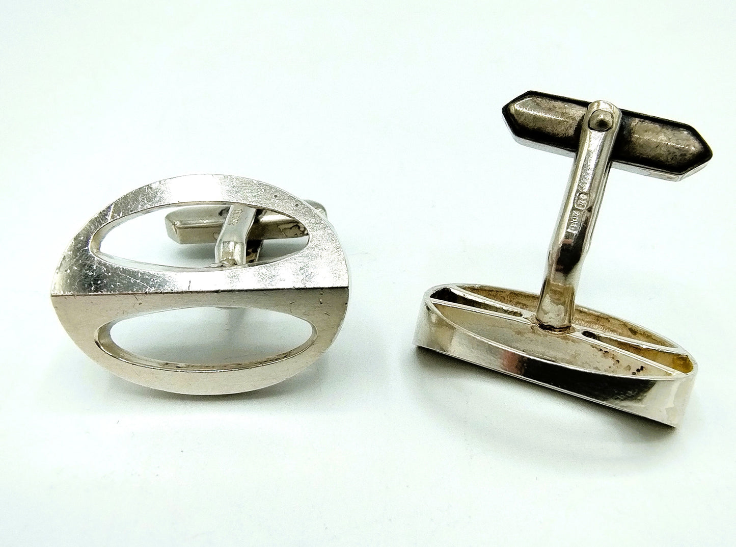 Manschettenknöpfe aus Silber, 835