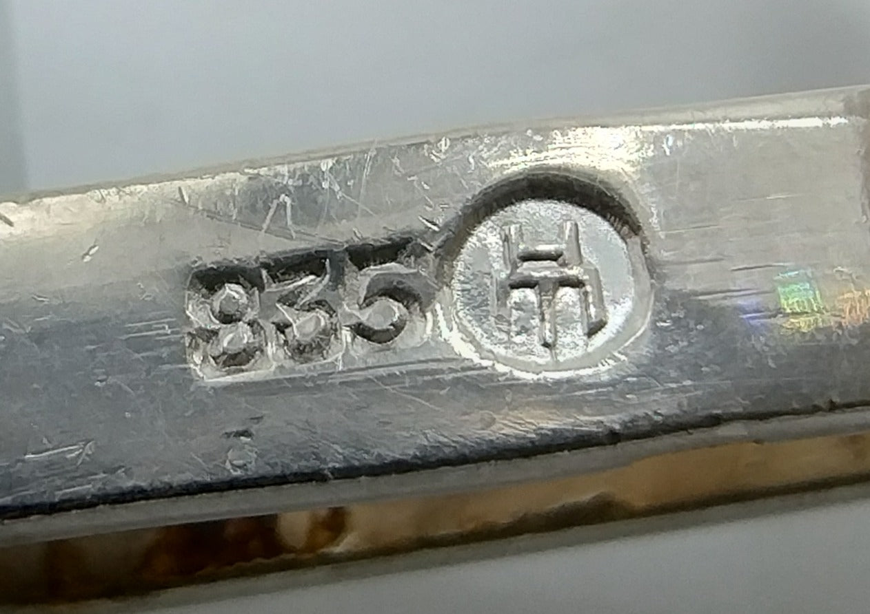 Manschettenknöpfe aus Silber, 835
