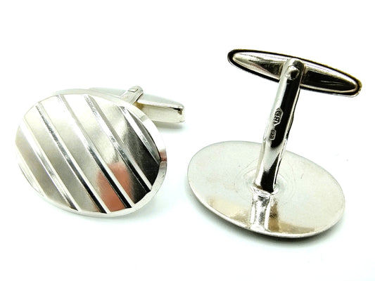 Silver cufflinks, 835