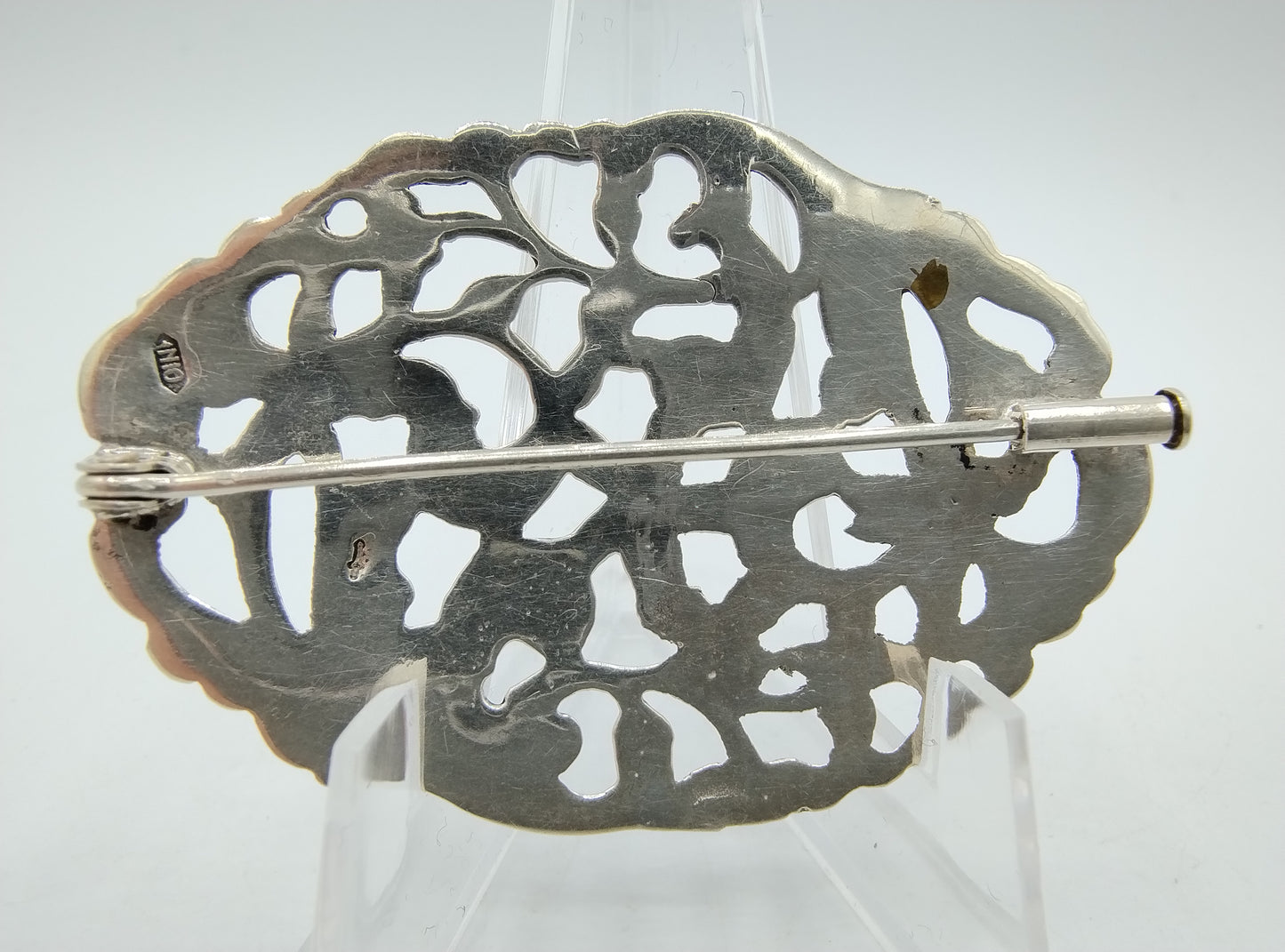 Zilveren broche, Fa. Niekerk, Schoonhoven, 20e eeuws