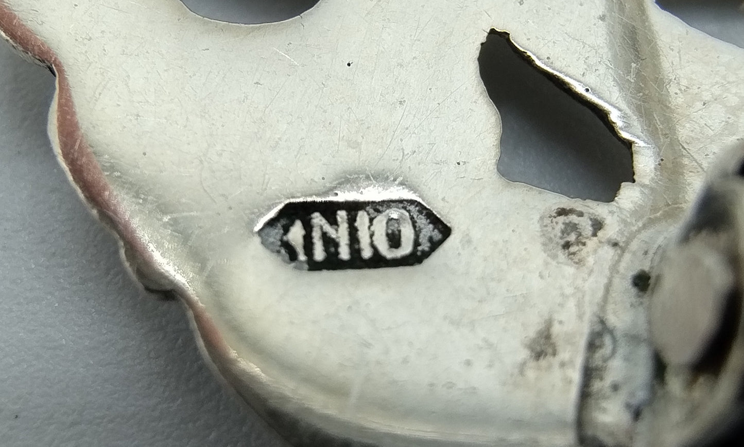 Zilveren broche, Fa. Niekerk, Schoonhoven, 20e eeuws