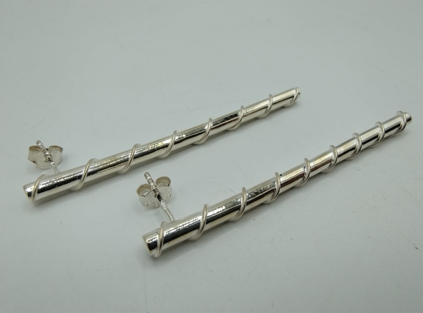 Silber-Design-Ohrringe, 925