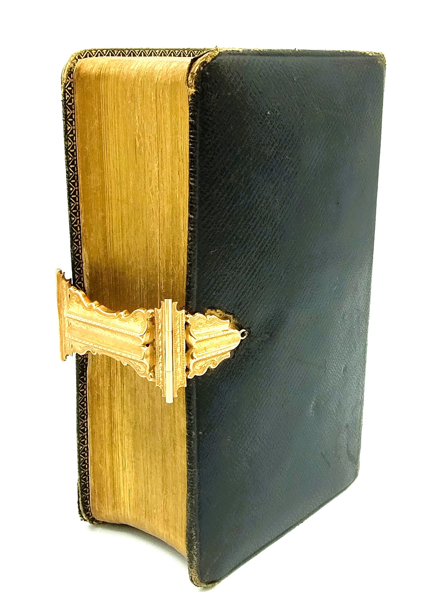 Bible with gold clasp, 1884