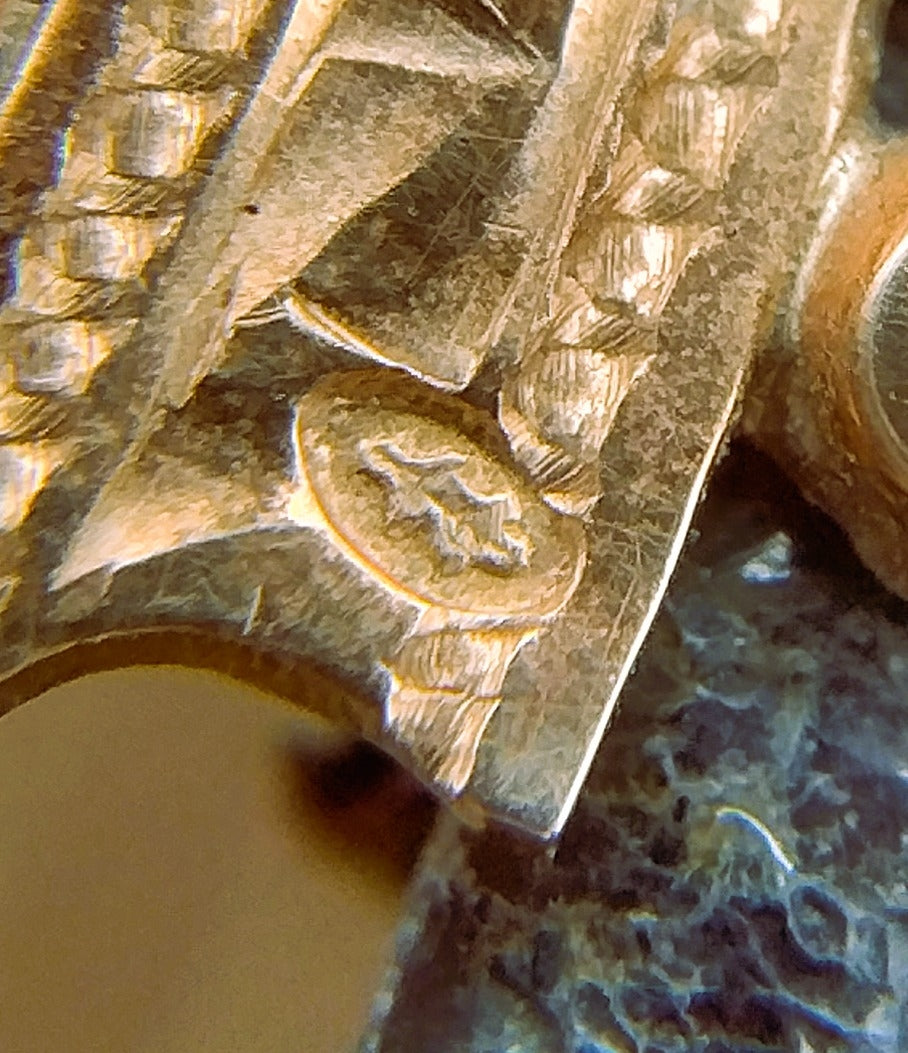 Bible with gold clasp, 1884