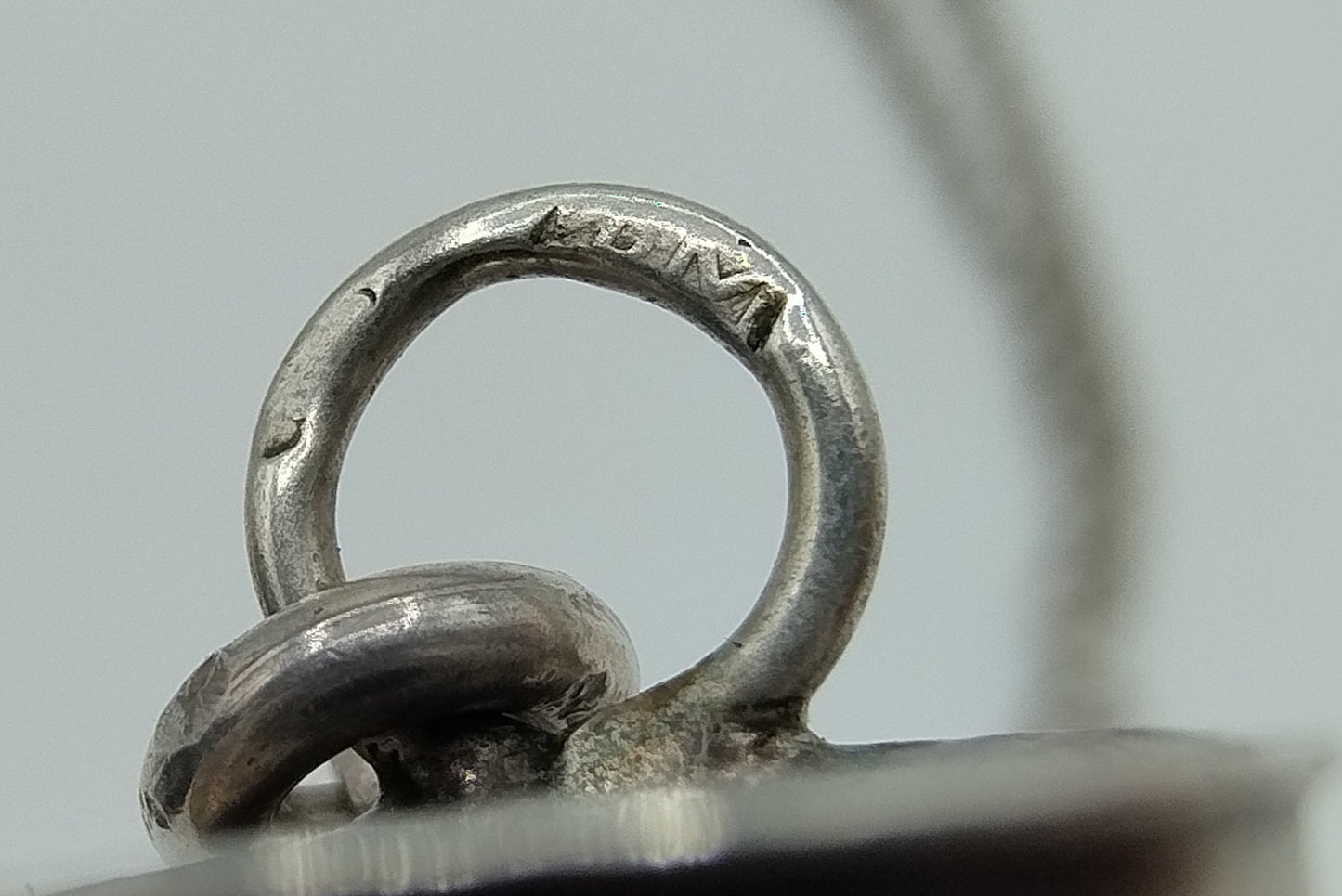 Zilveren jasseronketting met breidoppen, 19e eeuws