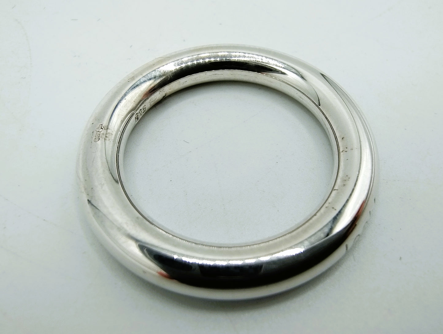 Zilveren ring, look!, 925, 19 mm