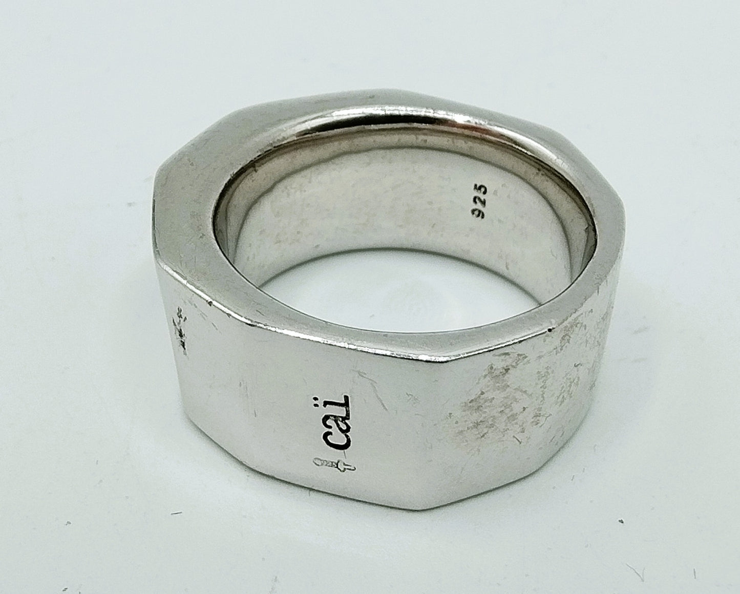 Zilveren ring, caï, 925, 17,5 mm