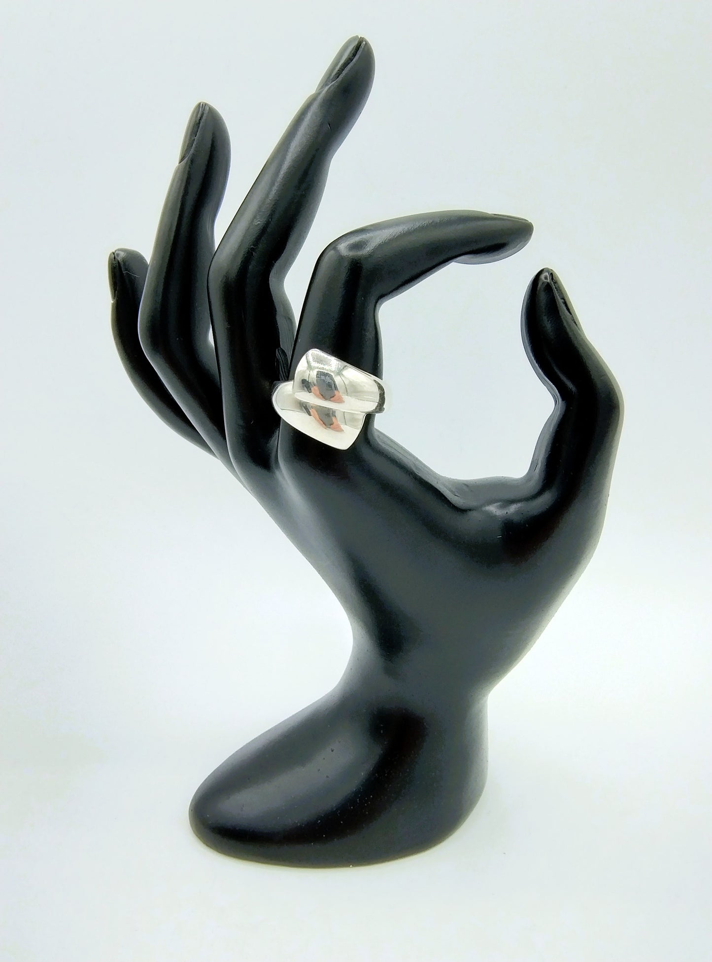 Zilveren ring, 925, 19 mm