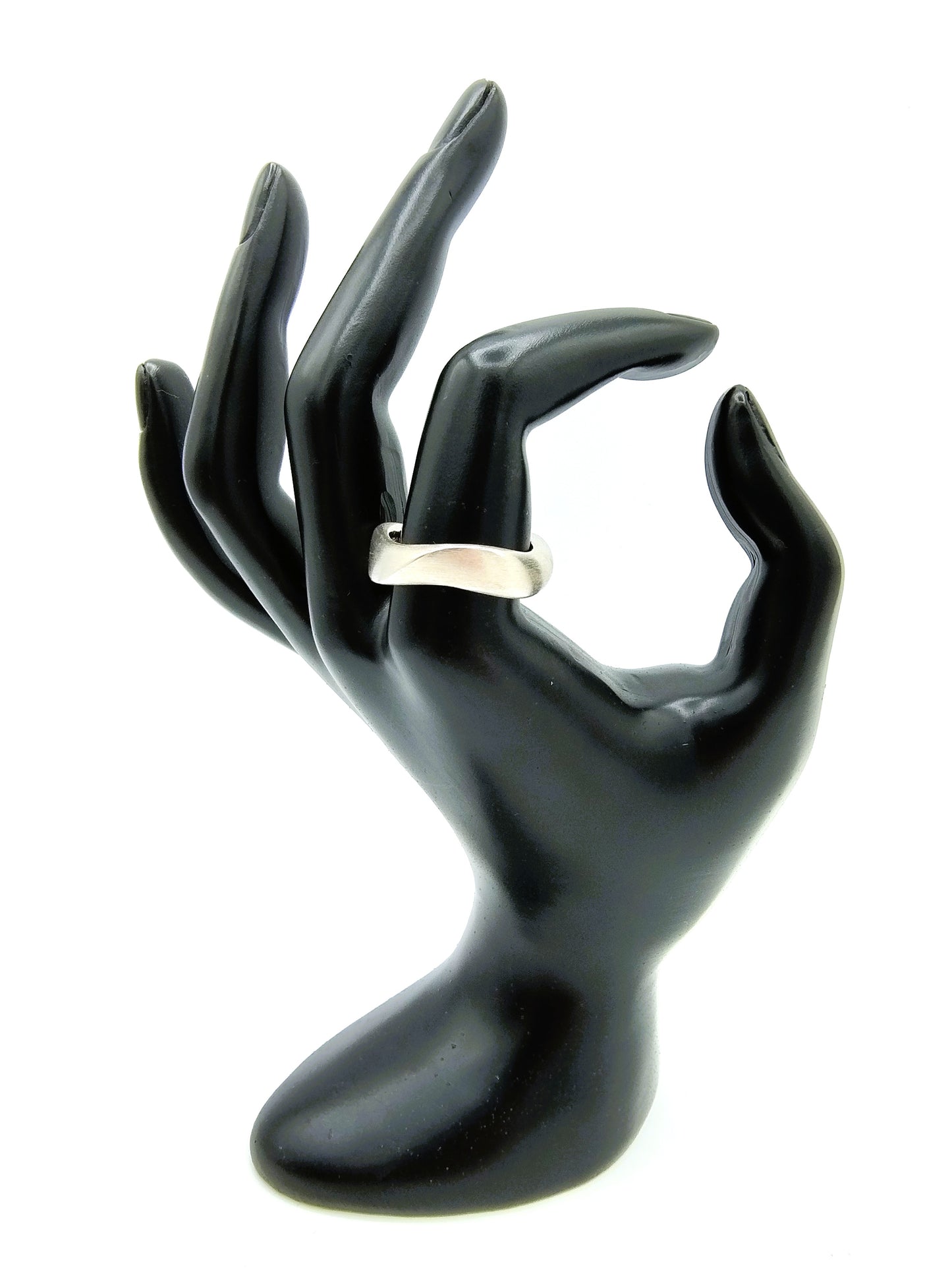 Zilveren designring, 925, 19 mm