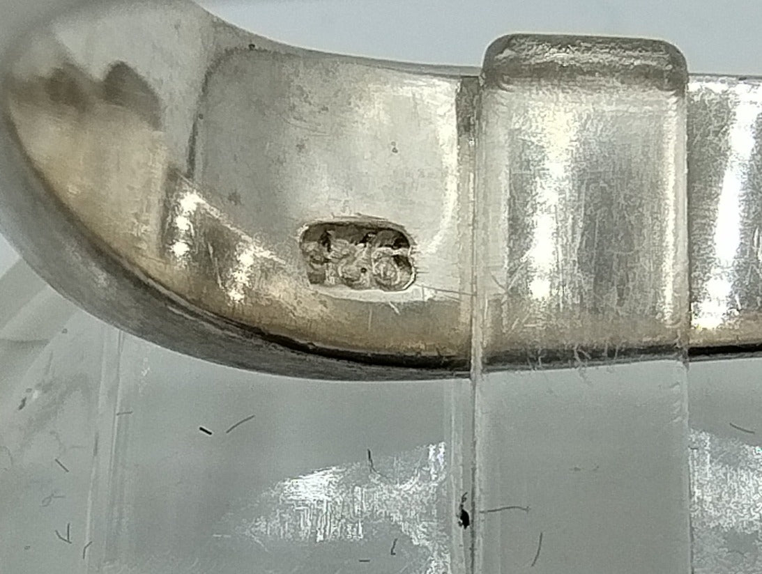 Zilveren designring, 925, 19 mm