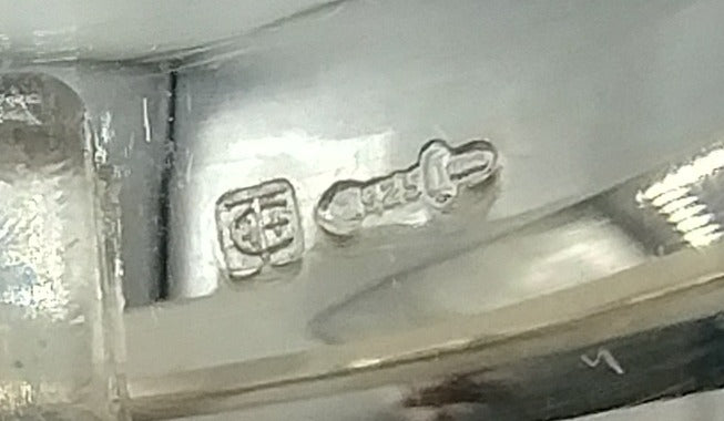 Zilveren ring, mat, 925, 20 mm