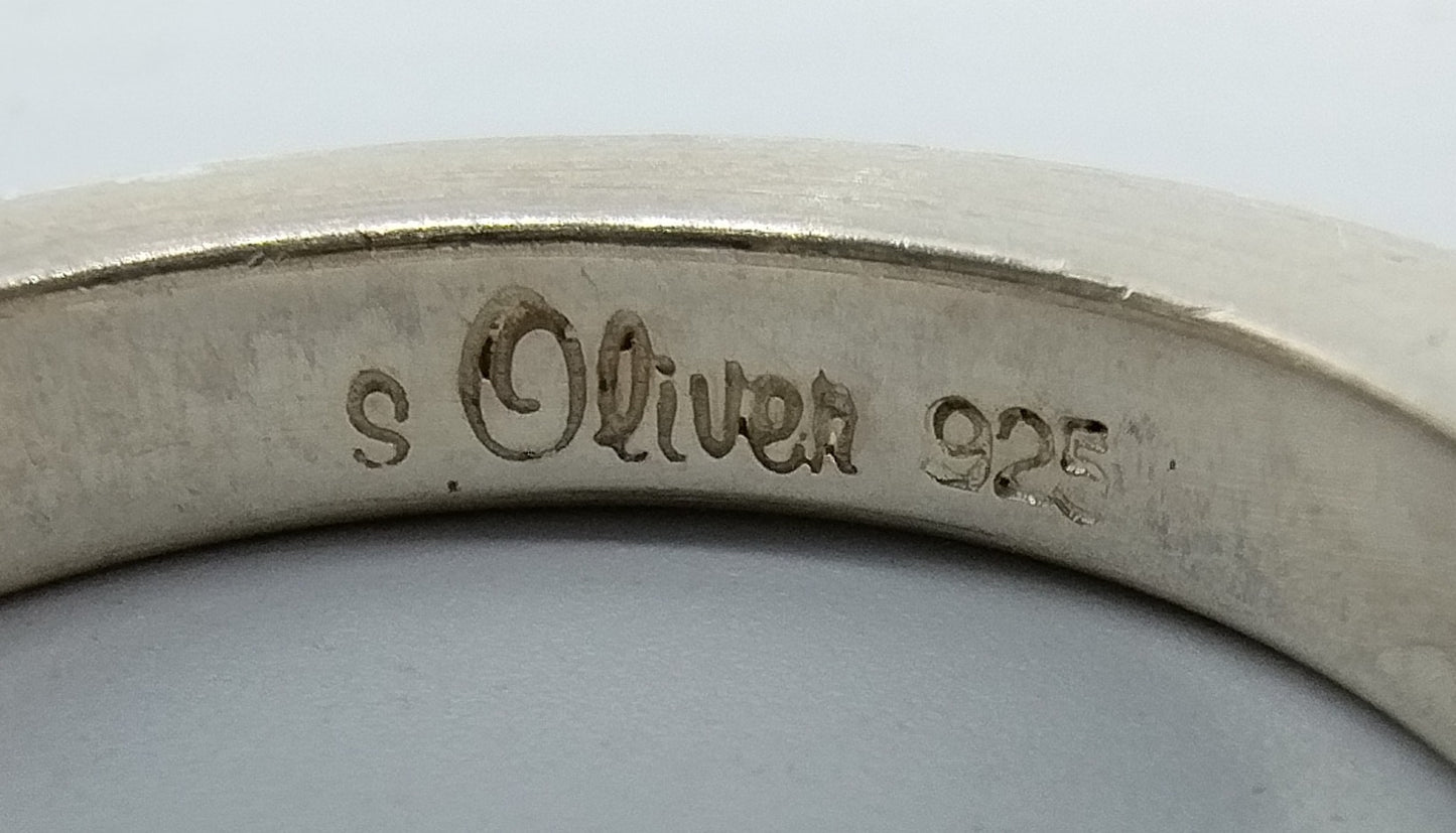 Zilveren ring, s Oliver, 925, 18 mm