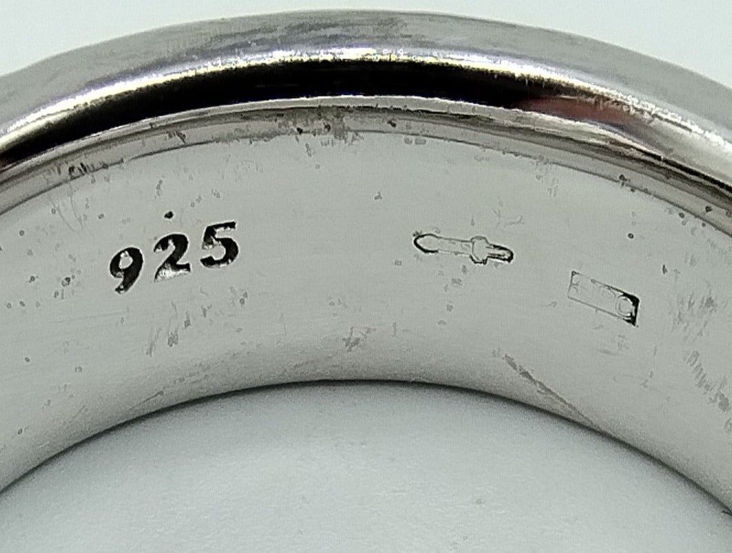 Zilveren ring, 925, 19,75 mm