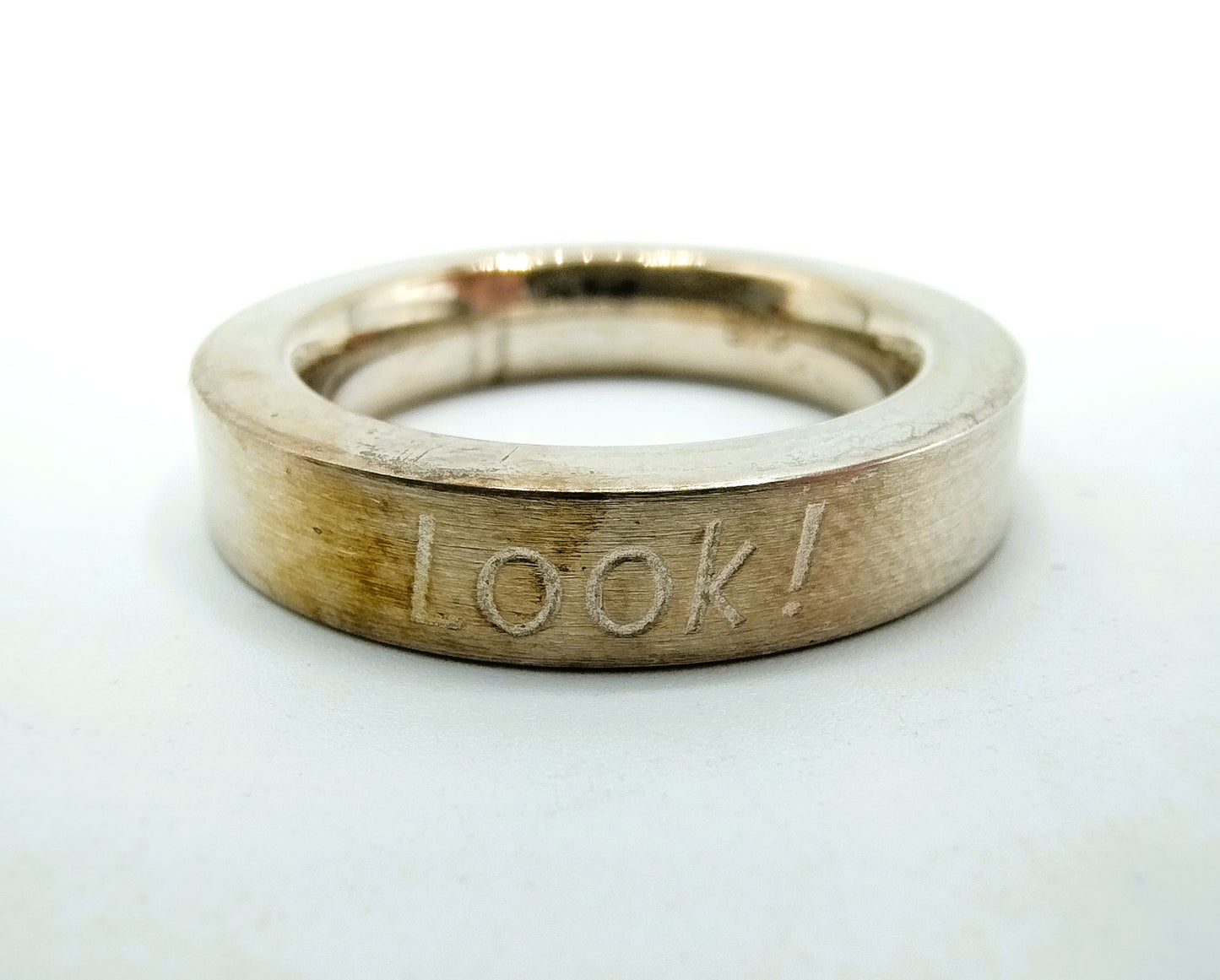 Zilveren ring, Look!, 925, 17 mm