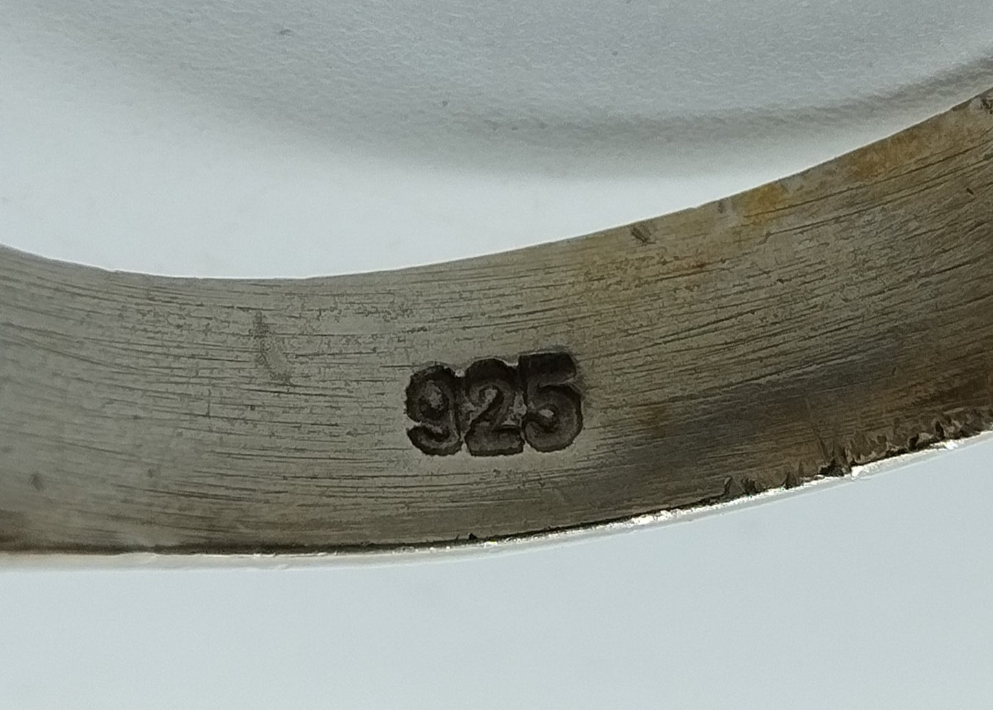 Zilveren ring met bergkristal, 925, 17 mm