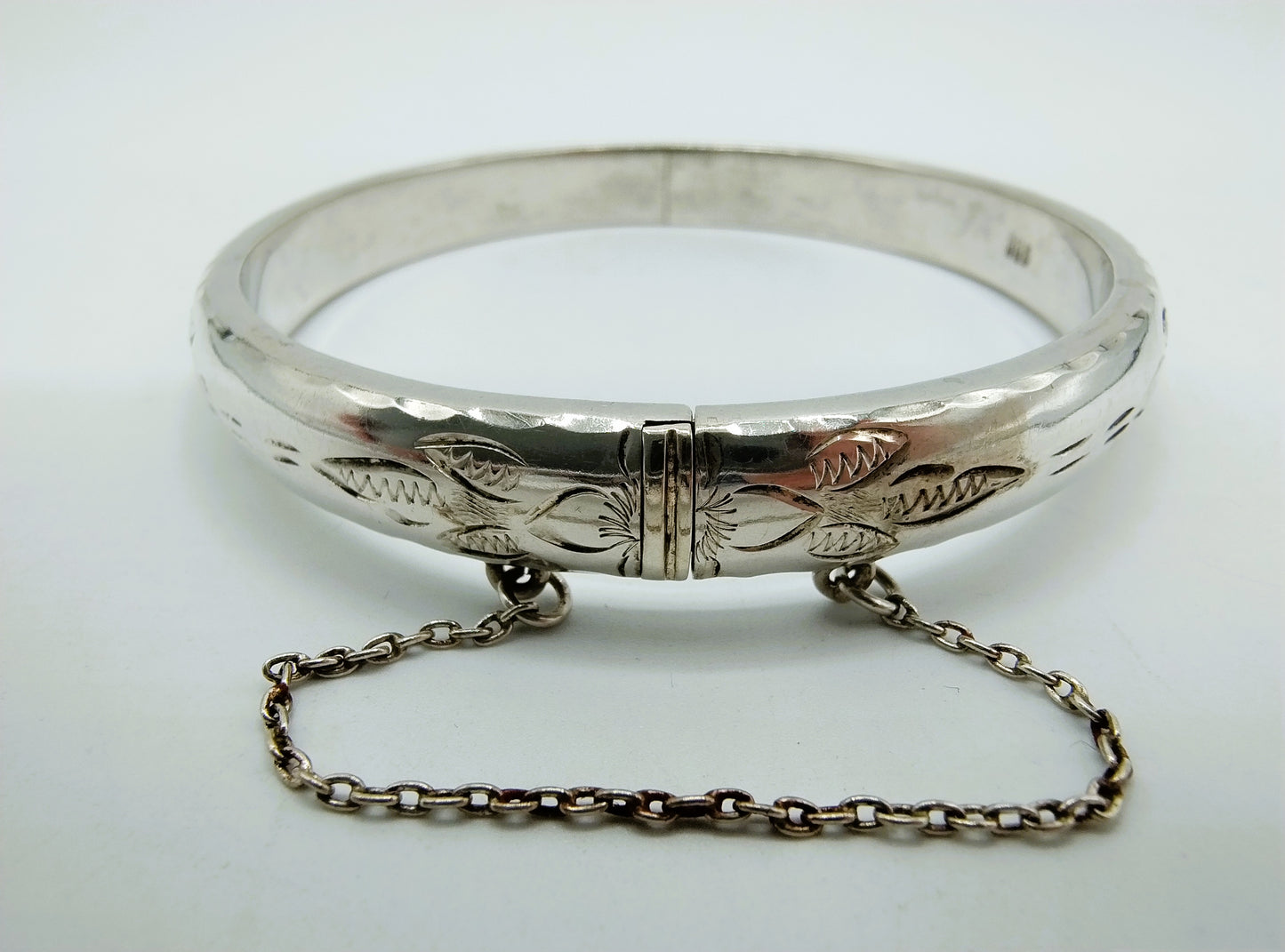 Zilveren armband met bloemmotief, 925