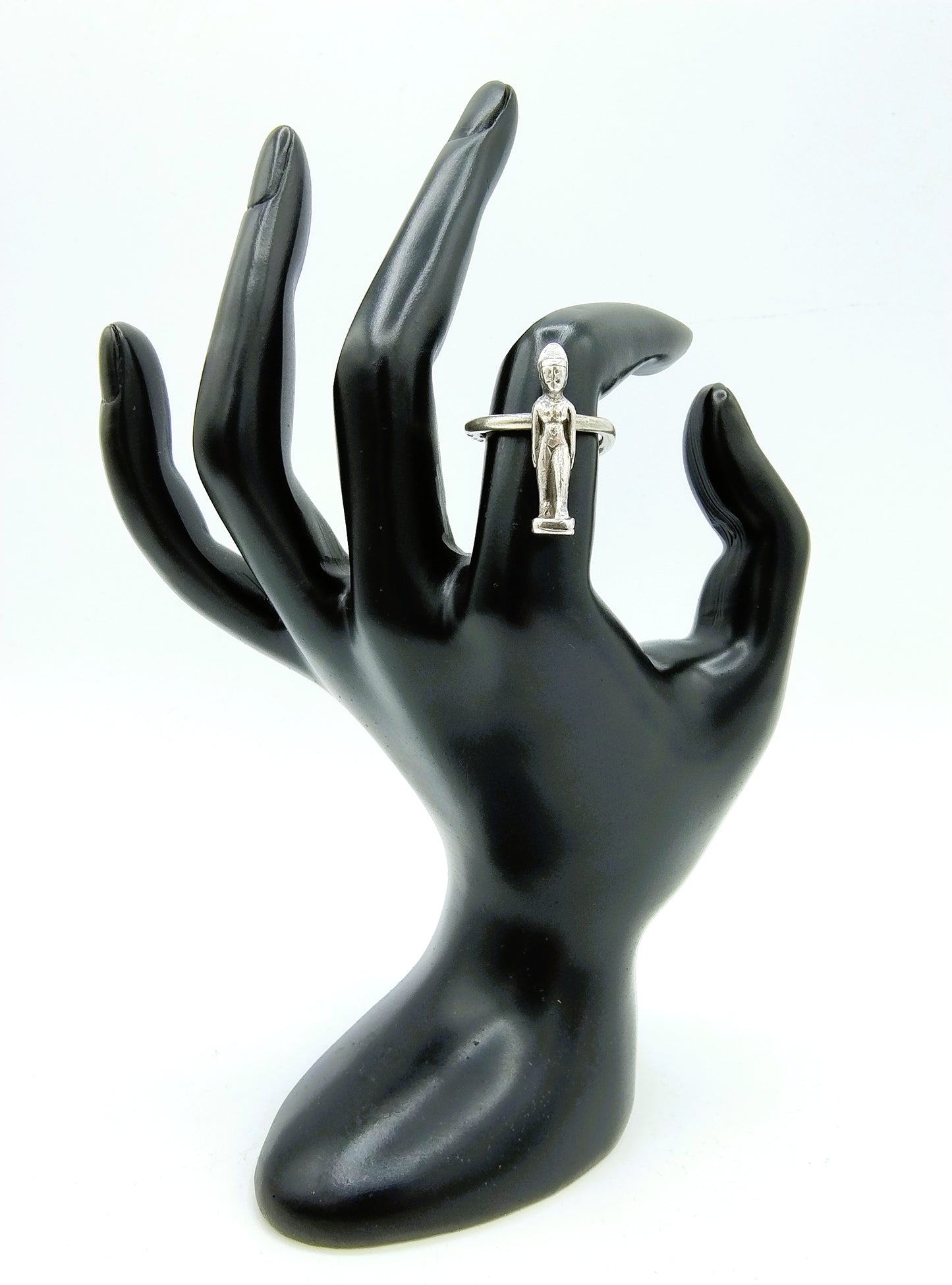 Zilveren ring, Egyptisch,