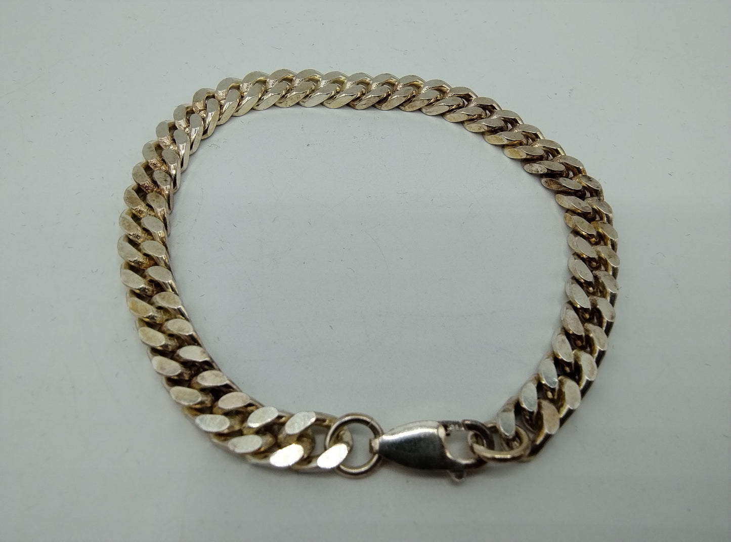 Zilveren herenarmband, 20,5 cm
