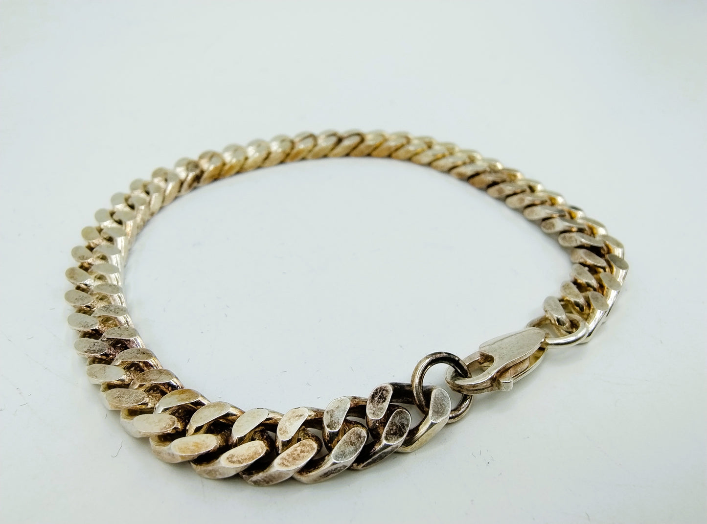 Zilveren herenarmband, 925, 20,5 cm