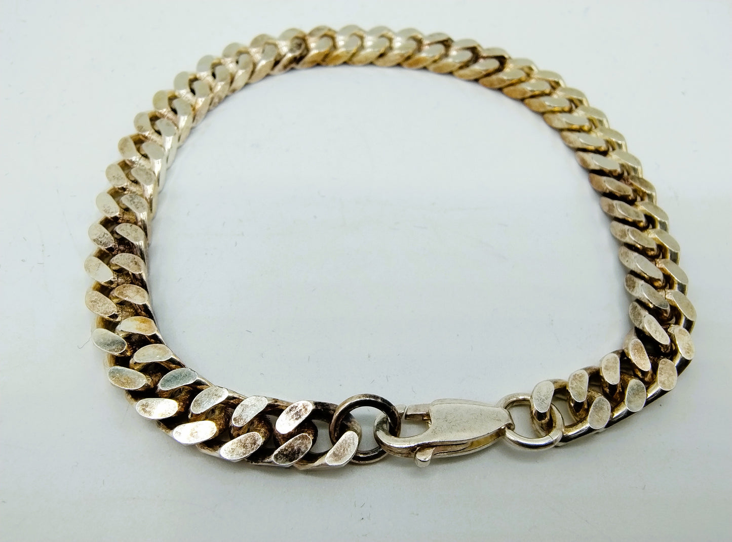 Zilveren herenarmband, 925, 20,5 cm