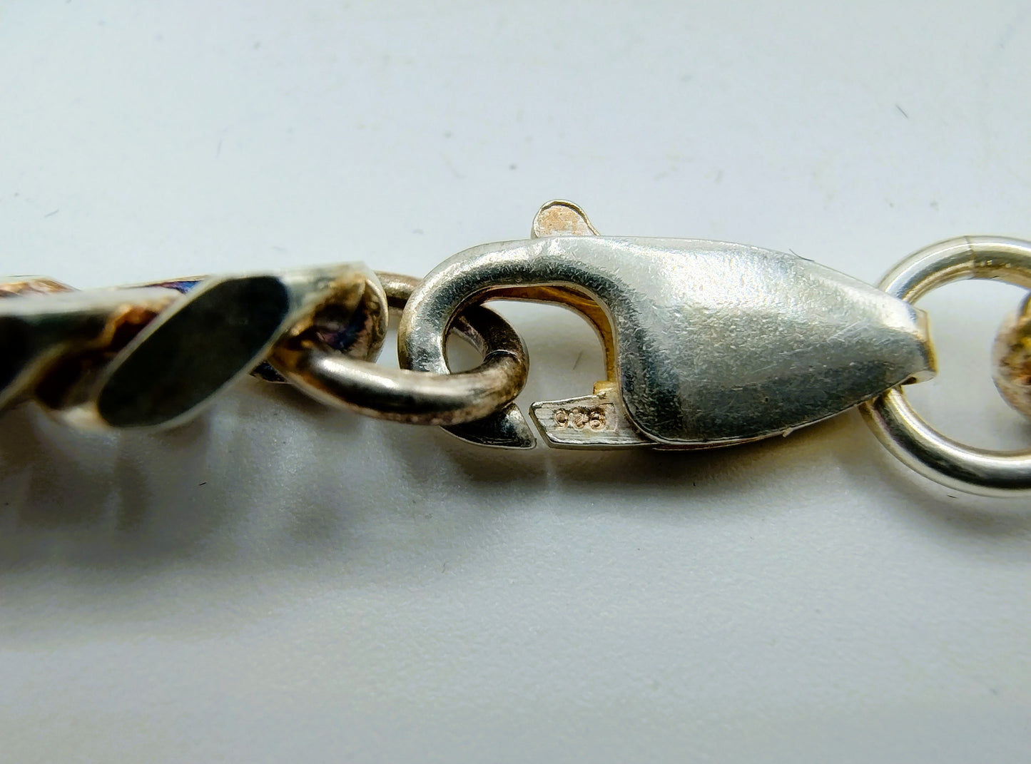 Zilveren herenarmband, 925, 20,5 cm