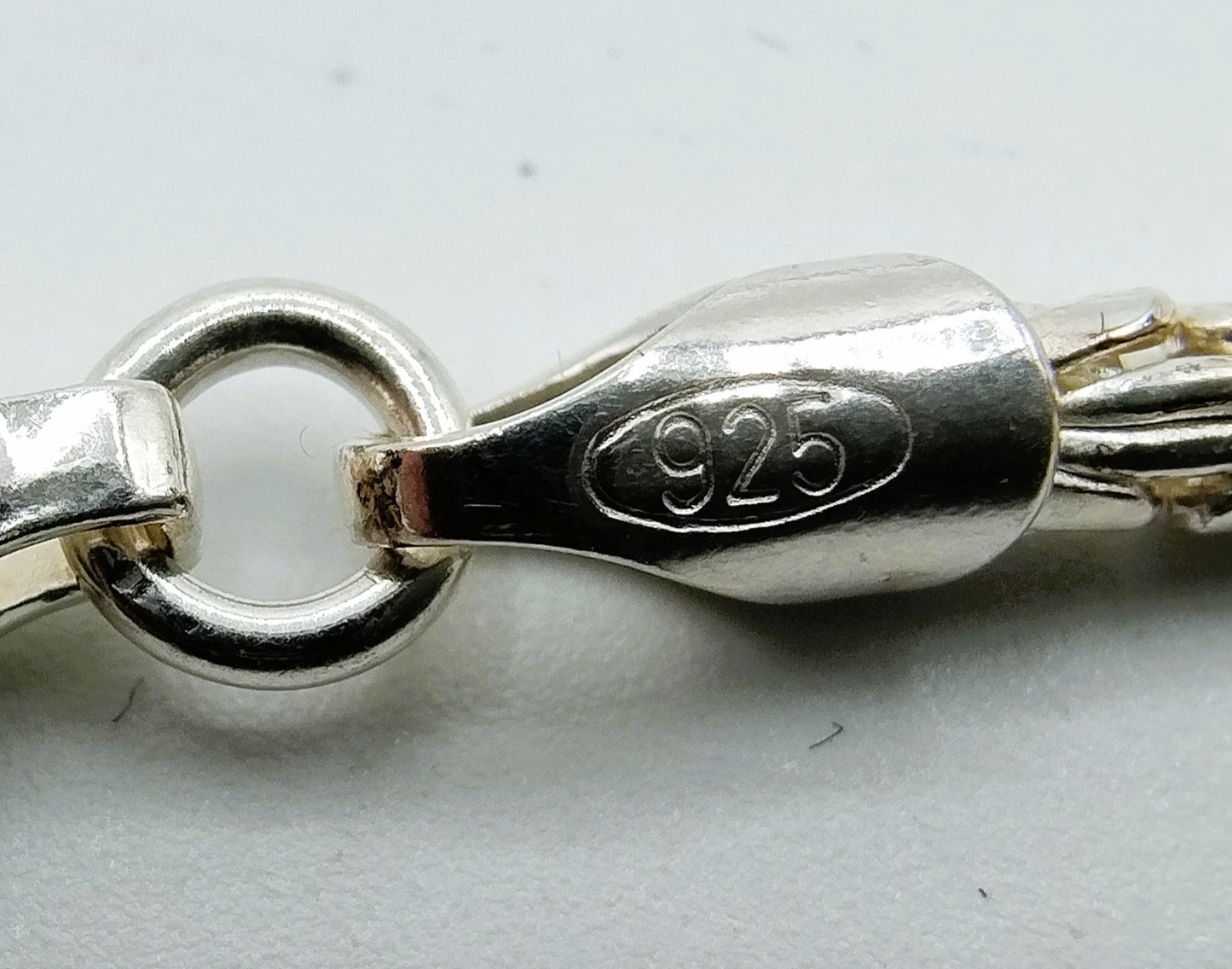 Zilveren armband met koningsschakel, 19,8 cm