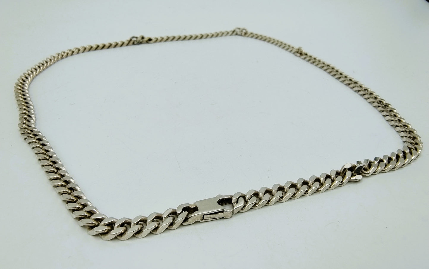 Zilveren herenketting, 50,5 cm