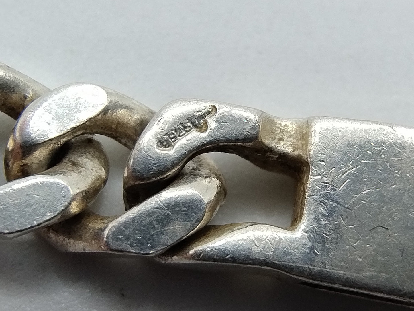 Zilveren herenketting, 50,5 cm