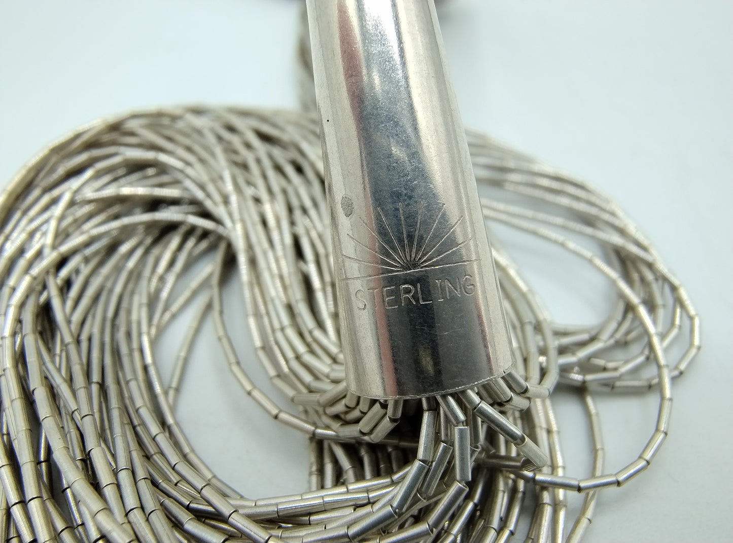 Zilveren designketting, Navajo, 49,5 cm