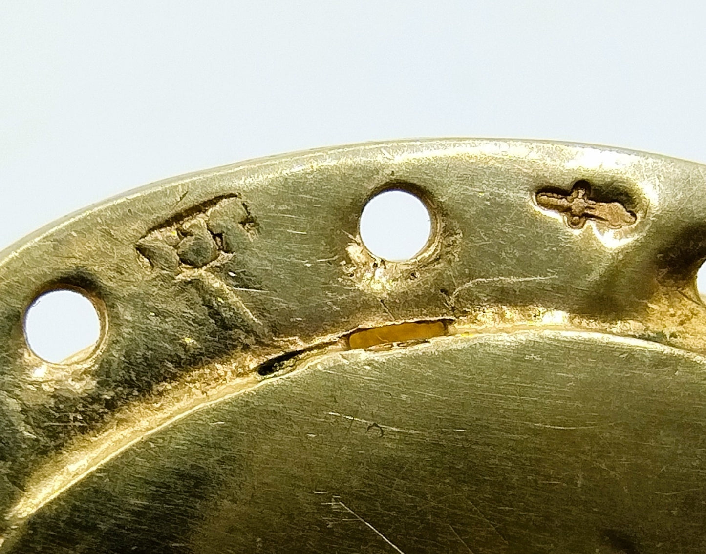 Silver brooch/clasp with jets, FJ Treling, Sneek, ca. 1900