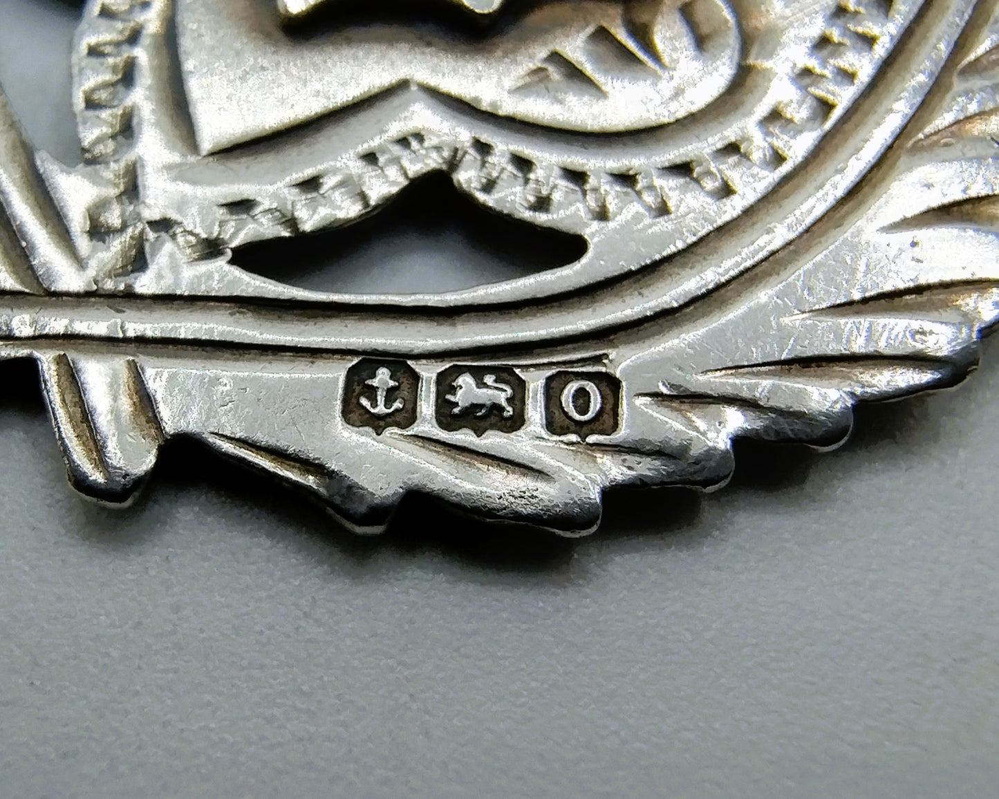 Zilveren horlogeketting met schild, H. Brothers, Birmingham, 1913