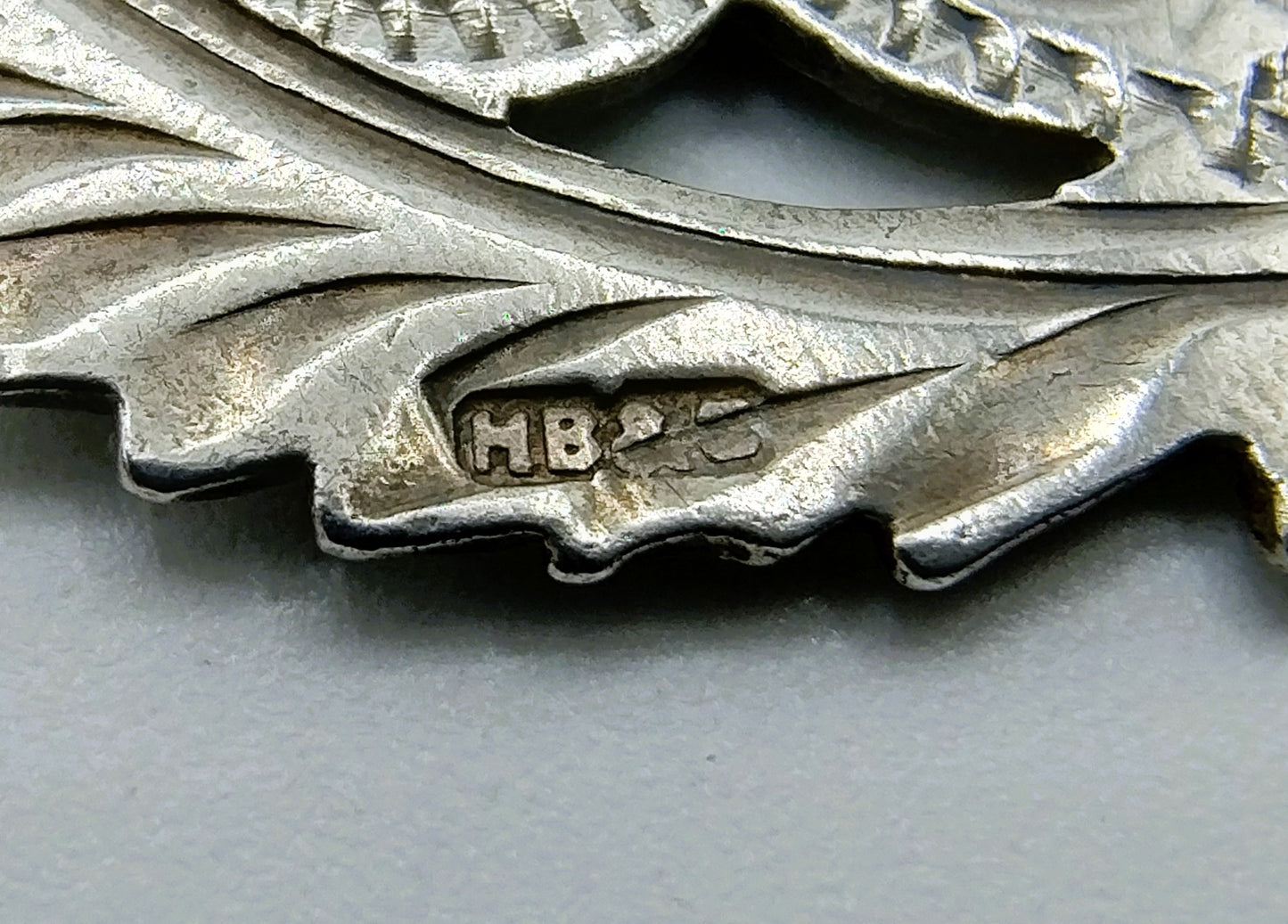 Zilveren horlogeketting met schild, H. Brothers, Birmingham, 1913