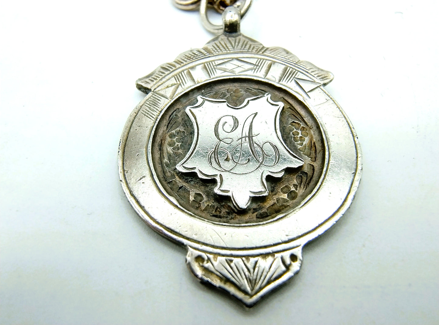 Zilveren horlogeketting, R. Pringles & Sons, Birmingham, 1912