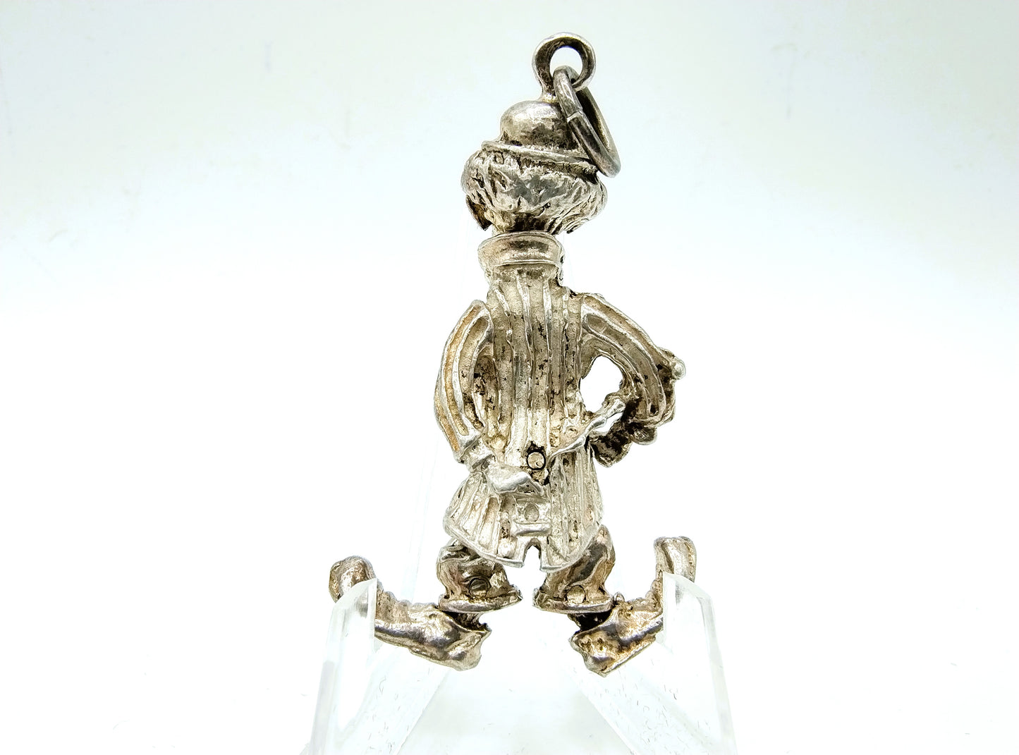 Zware vintage zilveren clownhanger, 835