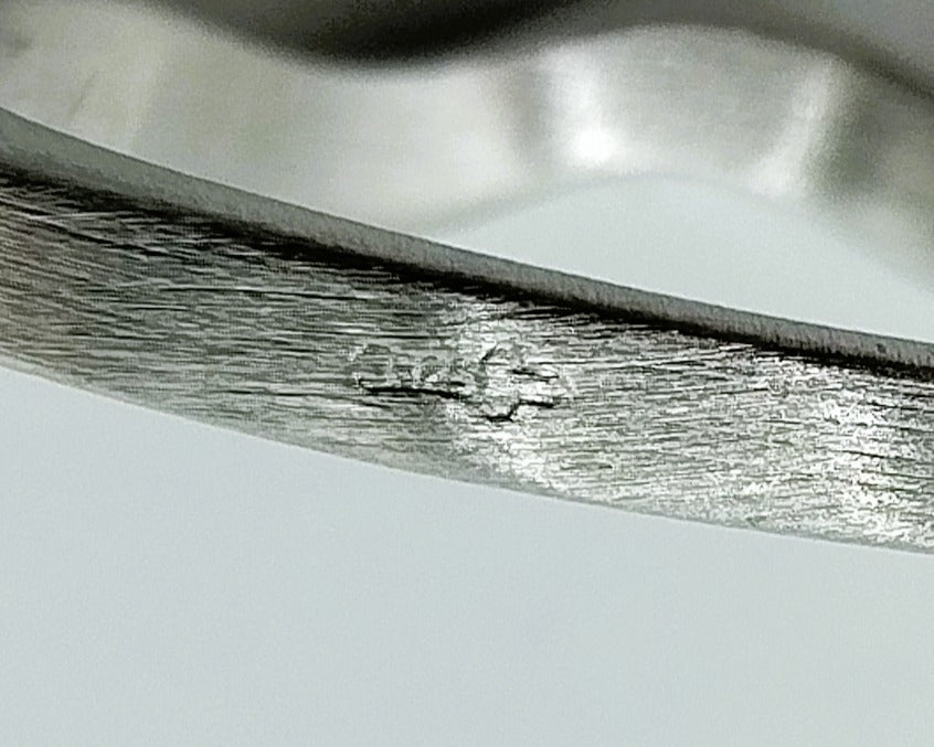 Zilveren ring met diamant, 925, 17 mm