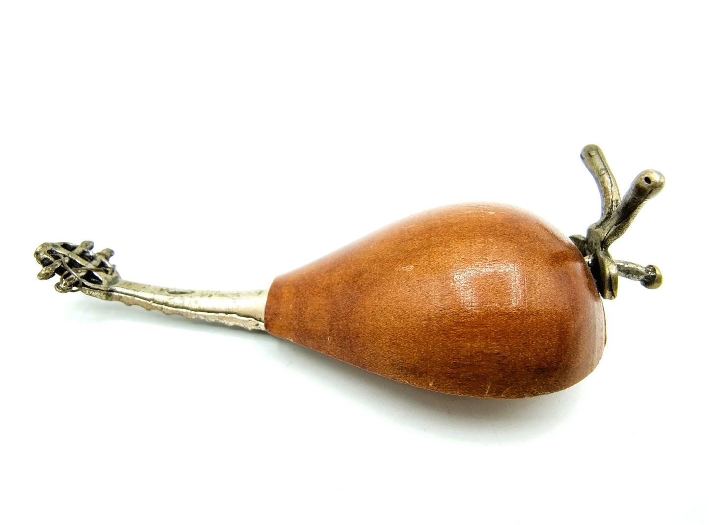Zilveren miniatuur van een mandoline, Italië, 800