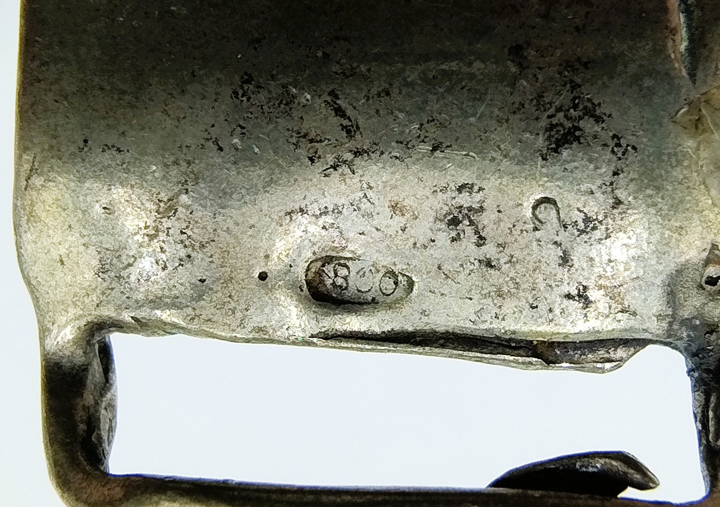 Silberminiatur, Kinderwagen, Italien, 800