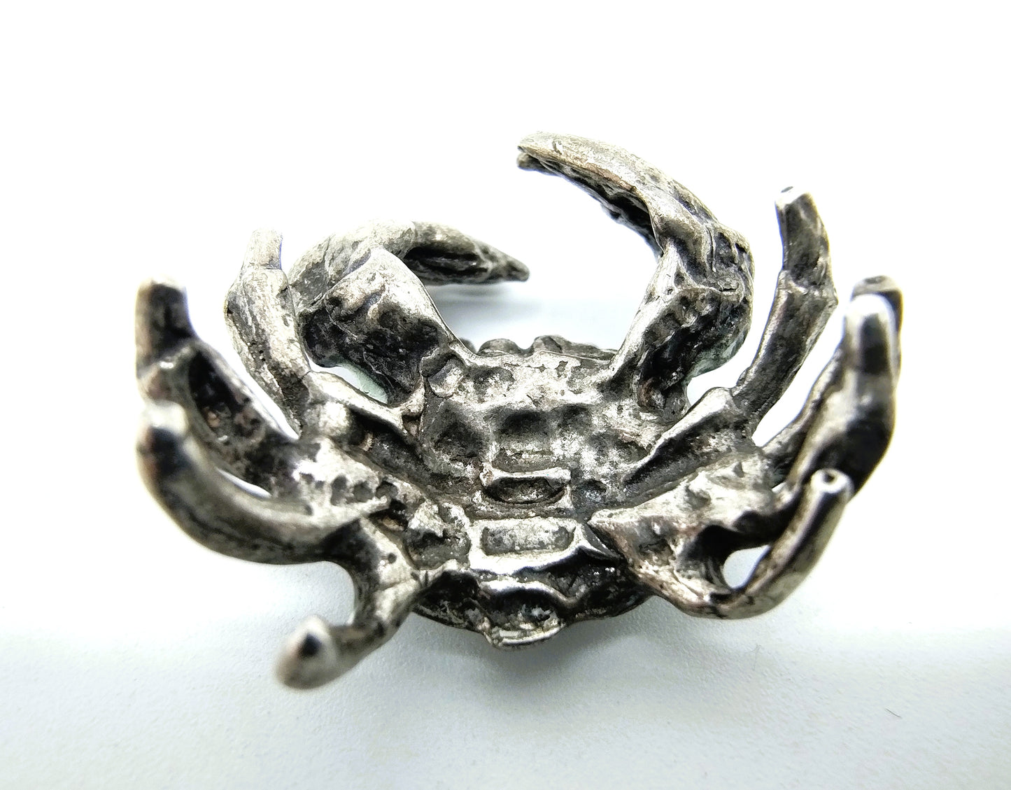 Zilveren miniatuur, krab, Italië, 800