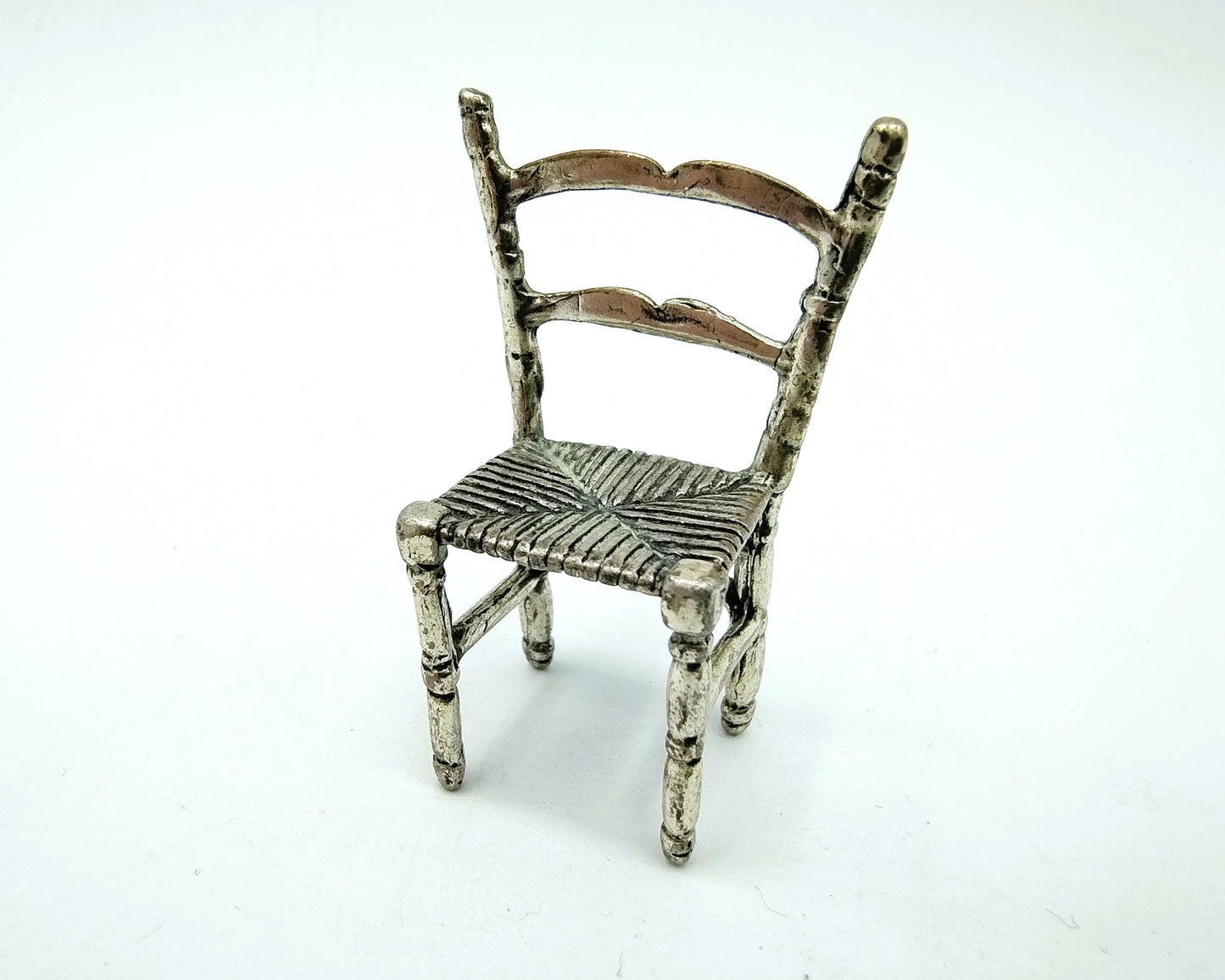 Zilveren miniatuur, stoel, Arezzo, Italië, 800