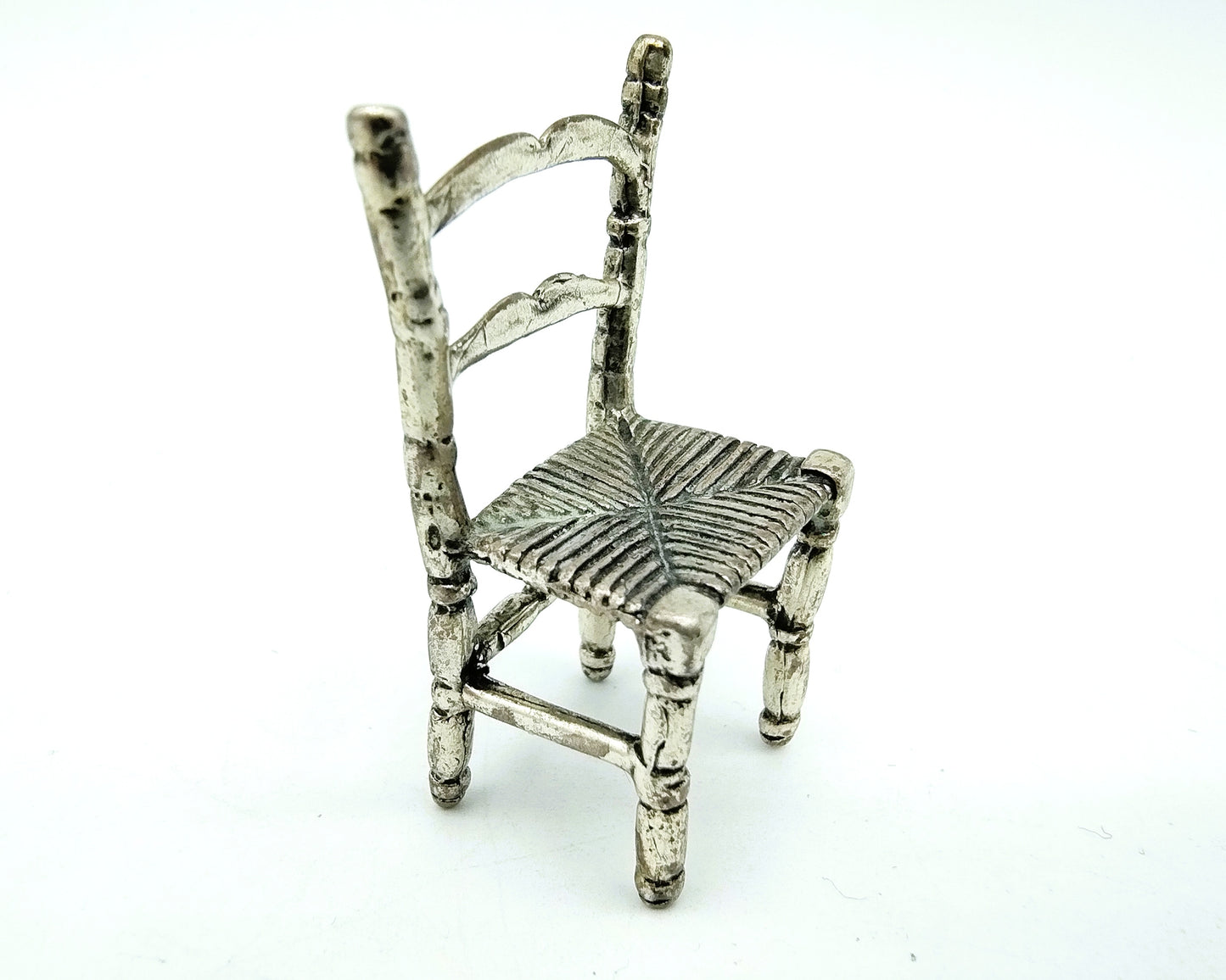 Zilveren miniatuur, stoel, Arezzo, Italië, 800