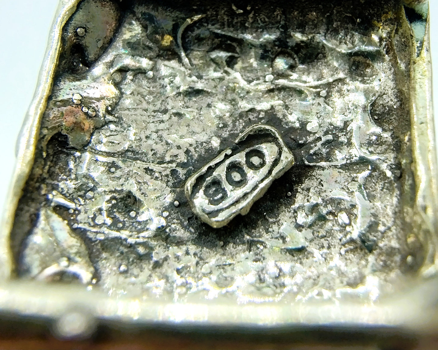 Zilveren miniatuur, stoel, Italië, 800
