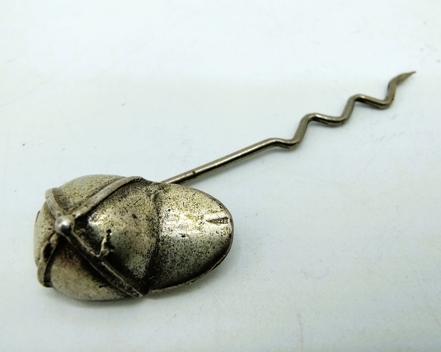Zilveren speld van jockey cap, Arezzo, Italië, 800