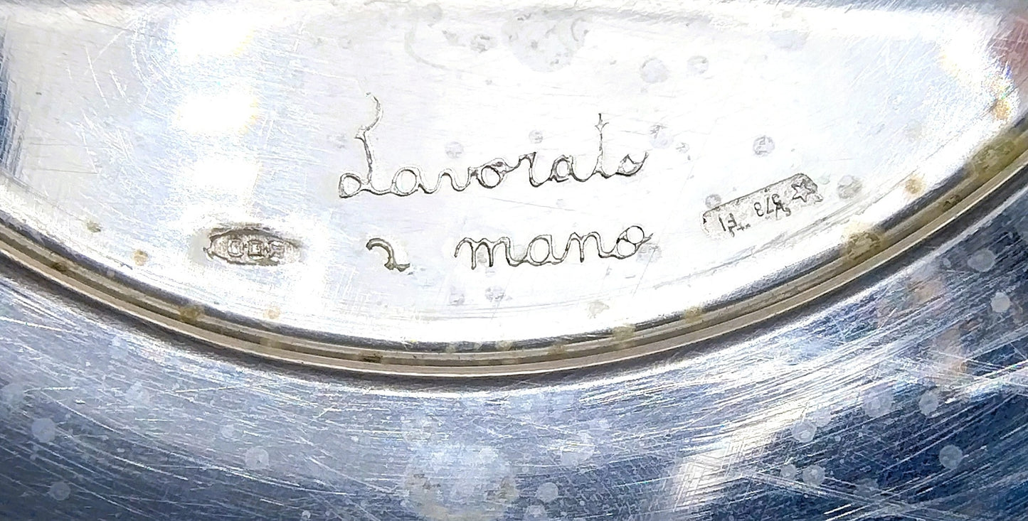 Zilveren doosje met deksel, Firenze, Italië