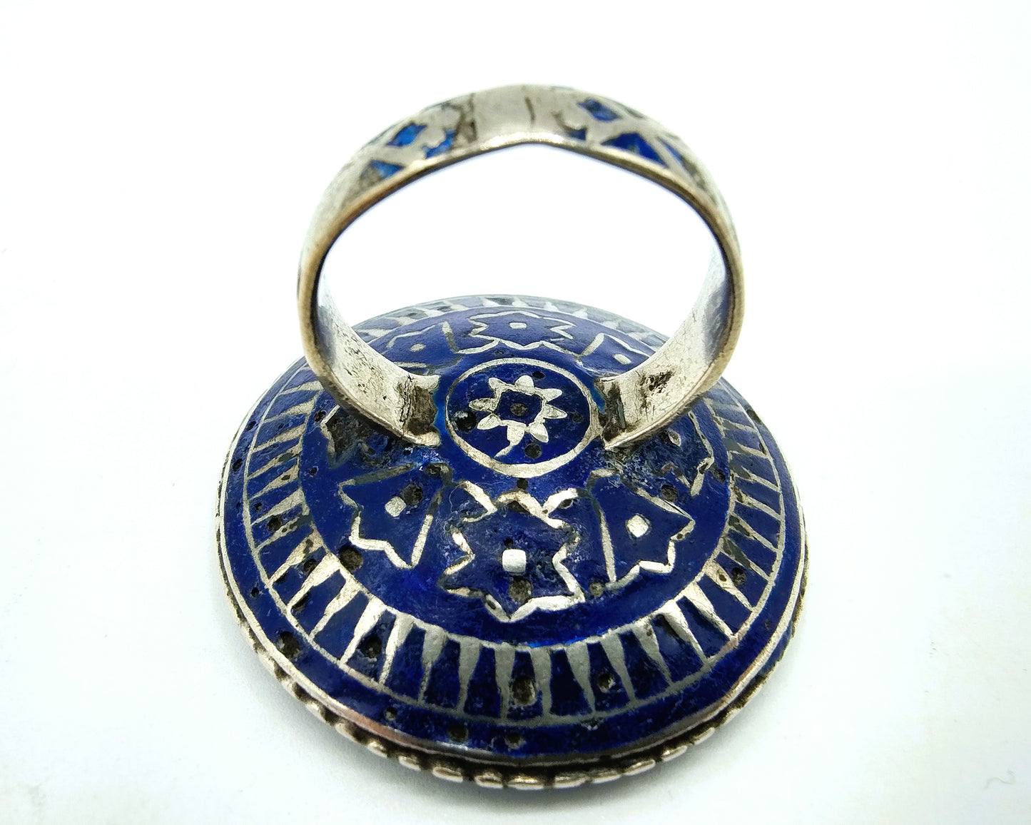 Zilveren Berberring, Lapis Lazuli, 19 mm