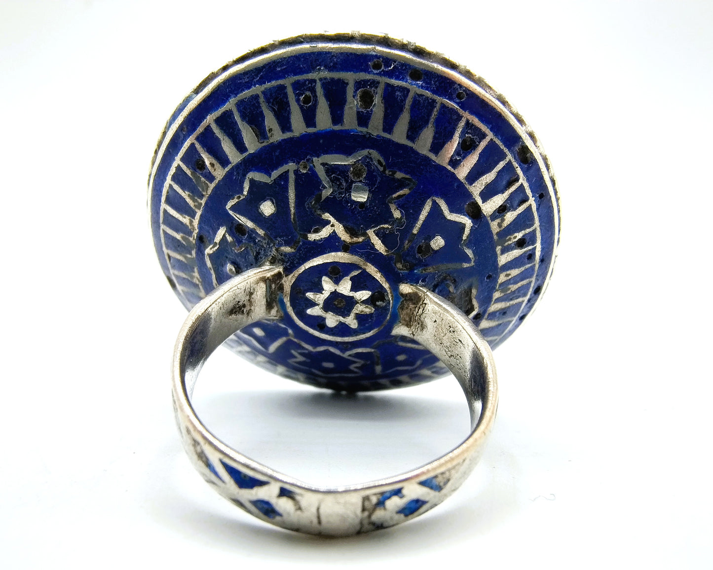 Zilveren Berberring, Lapis Lazuli, 19 mm